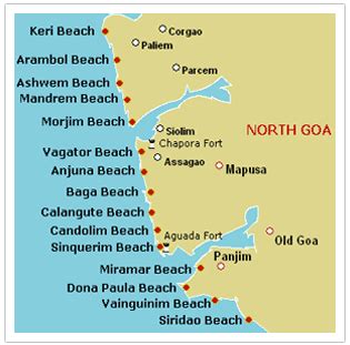 goa queen chart|Beaches In Goa – The Complete Guide .